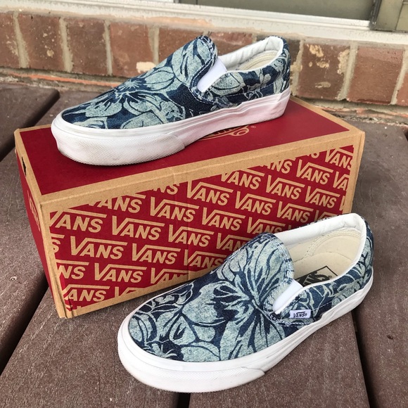 blue hawaiian vans